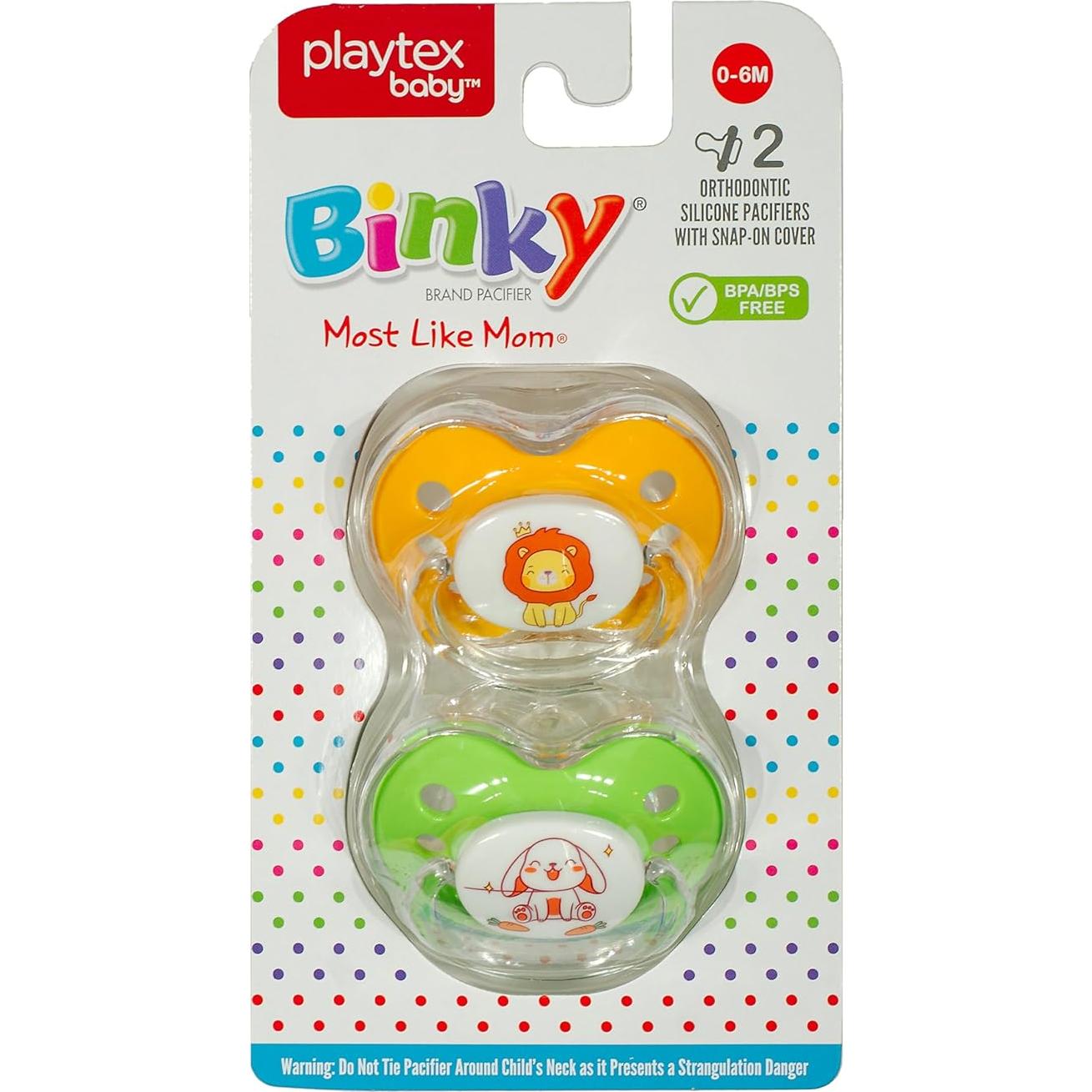Chupete Ortodóntico Playtex Baby Binky Silicona 0-6 Meses