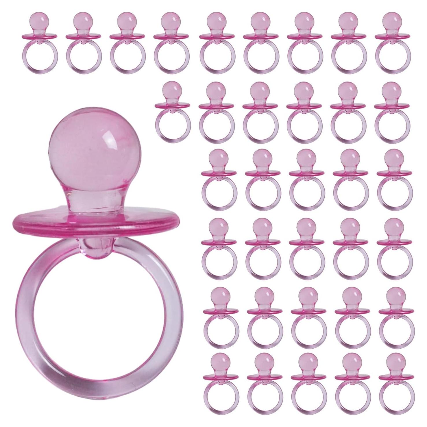 Chupete para bebé Rosa 36 unidades Decoración Baby Shower