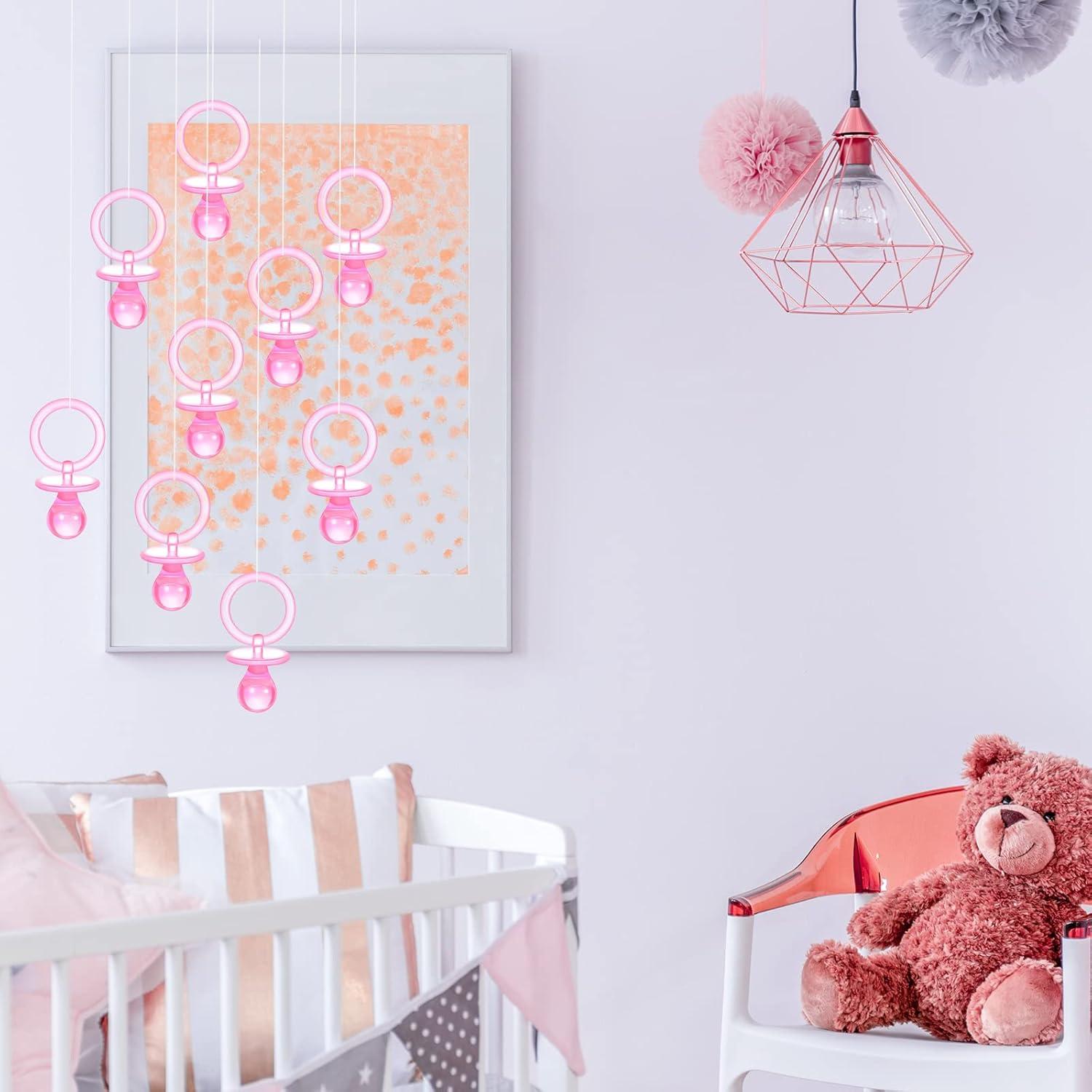 Collares de Chupetes Rosa Chengu 100 Pcs Baby Shower