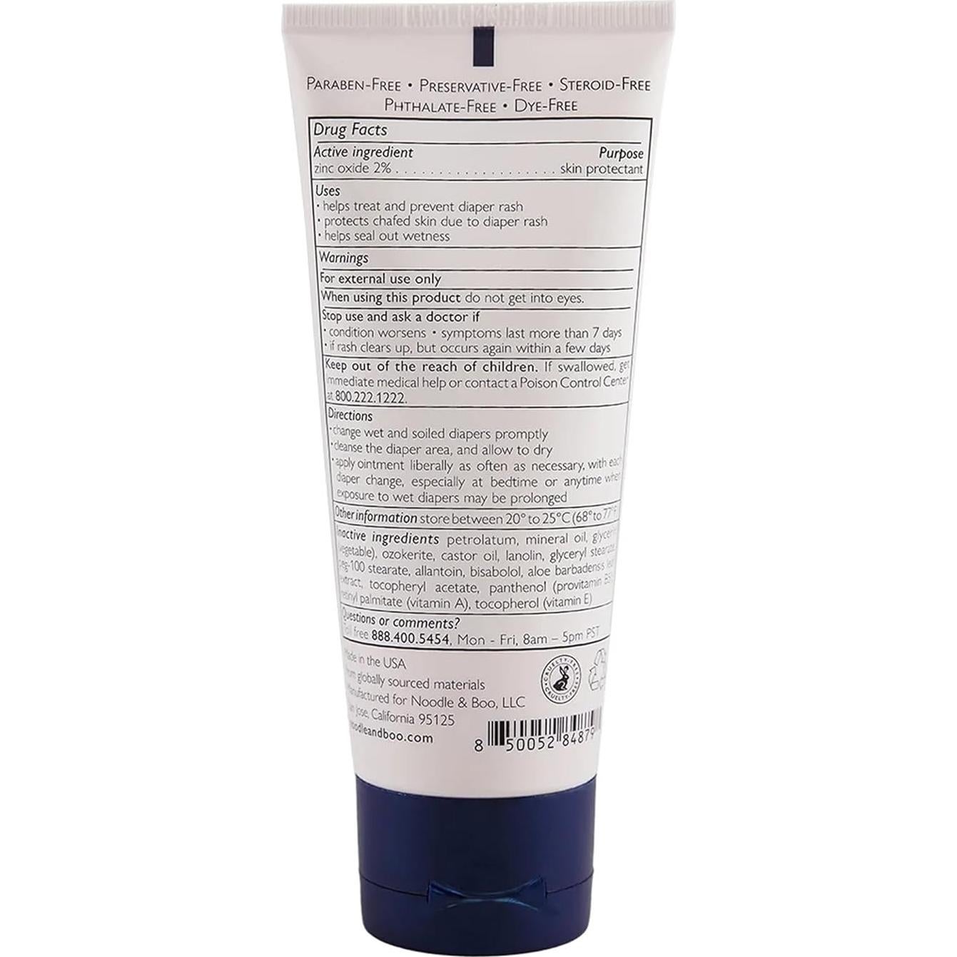 Pomada para Erupciones por Pañal Noodle & Boo 115g Óxido de Zinc