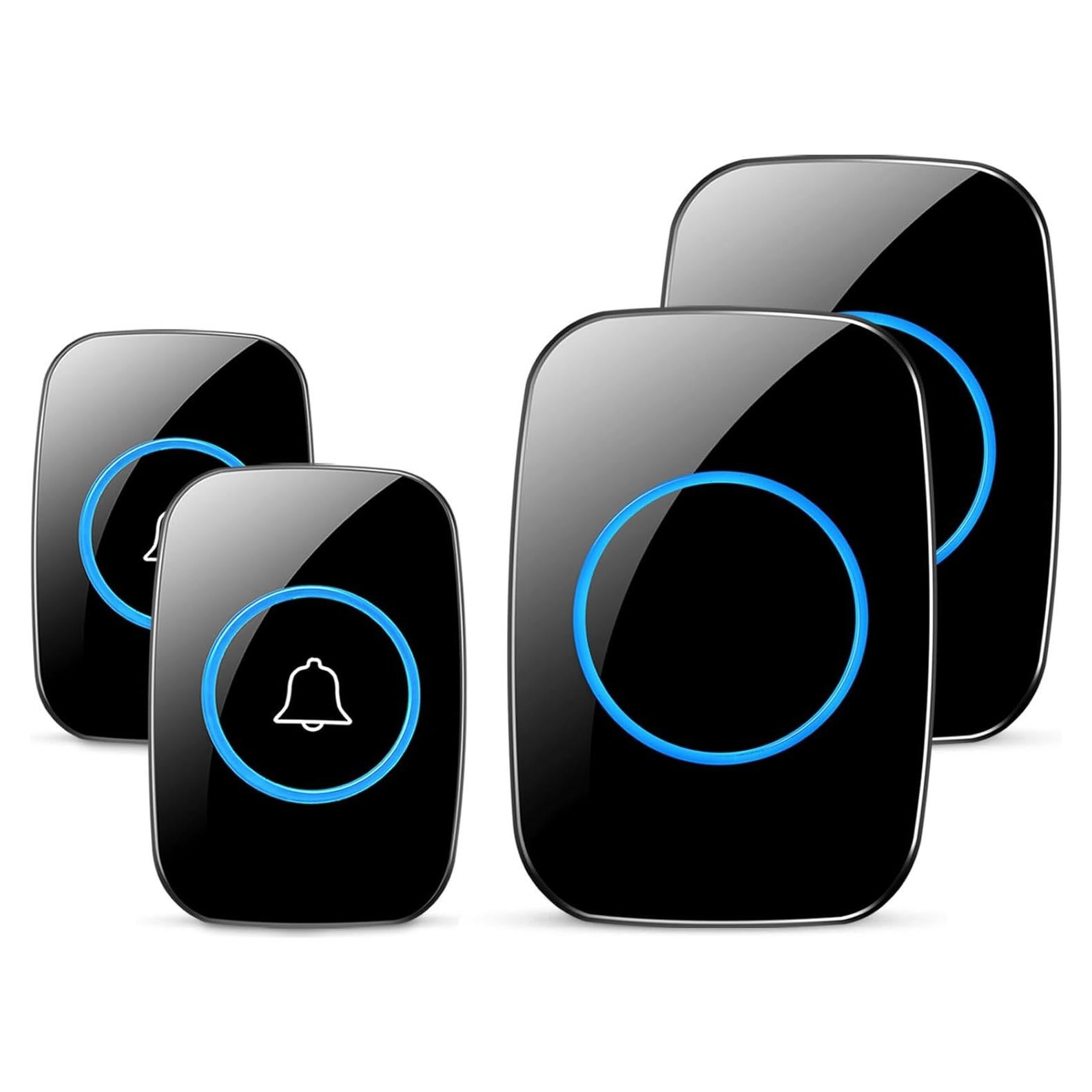 Timbre Inalámbrico Full House A10 2 Botones 60 Melodías