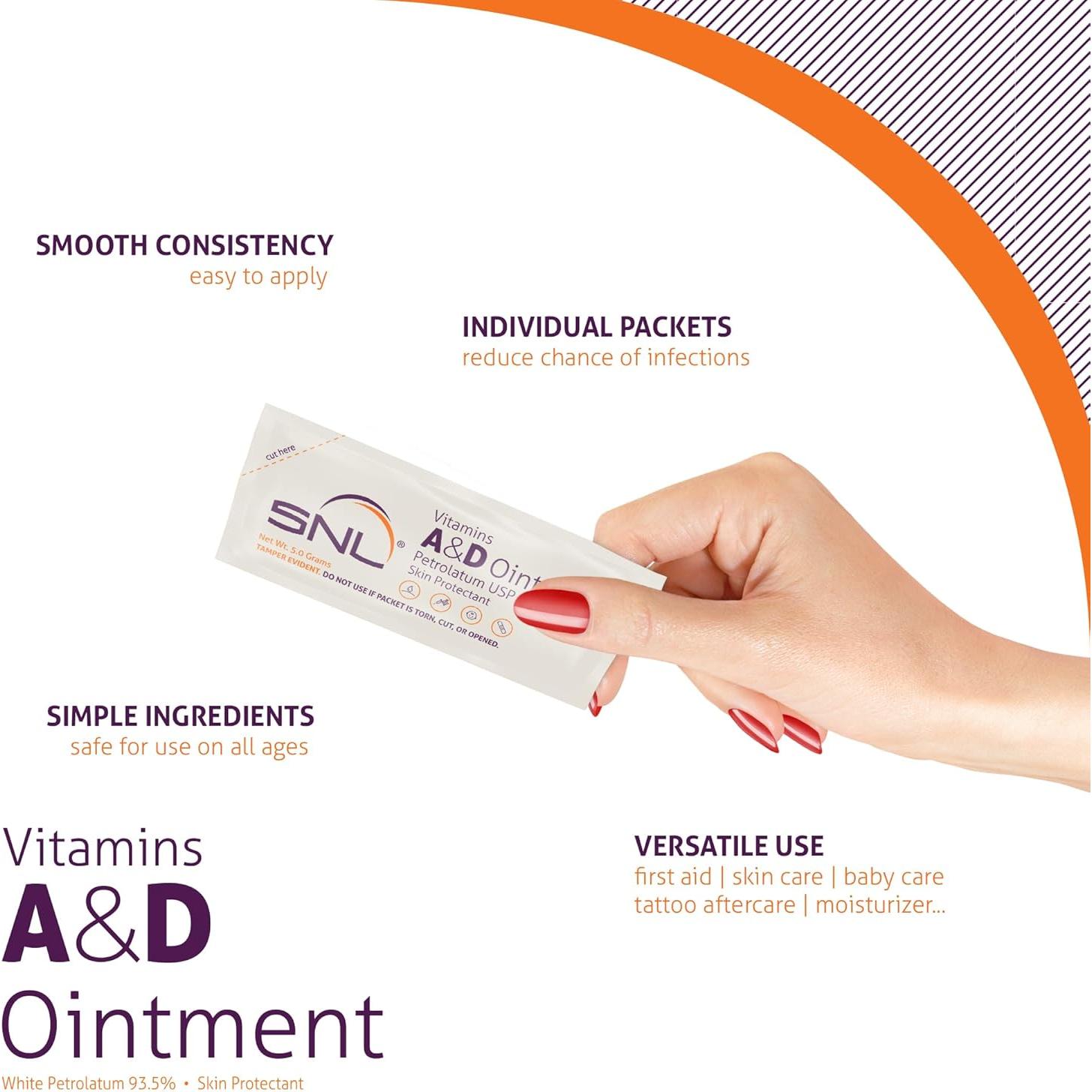 Ungüento de Vitaminas A&D SNL - 75 Paquetes de 5g