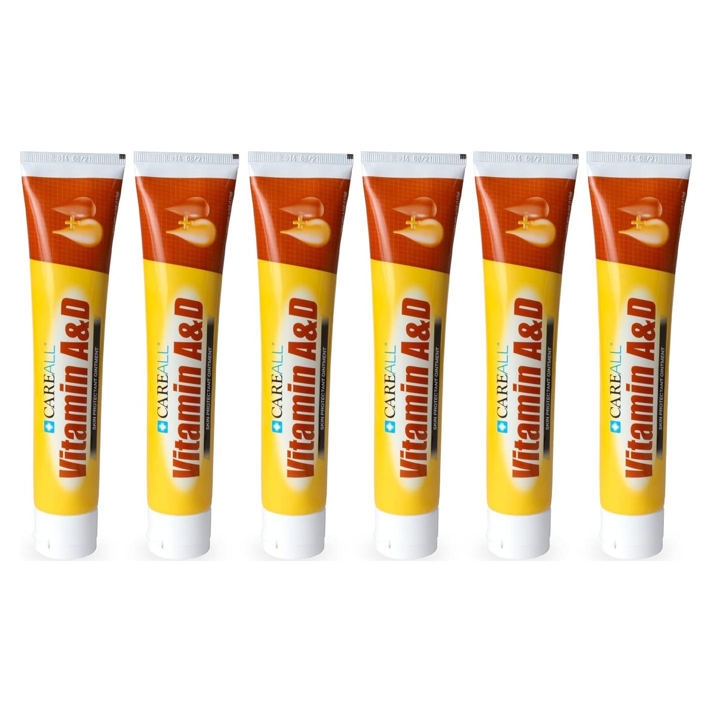 Ungüento Vitamina A&D CareAll 6 Tubos 113.4g para Dermatitis