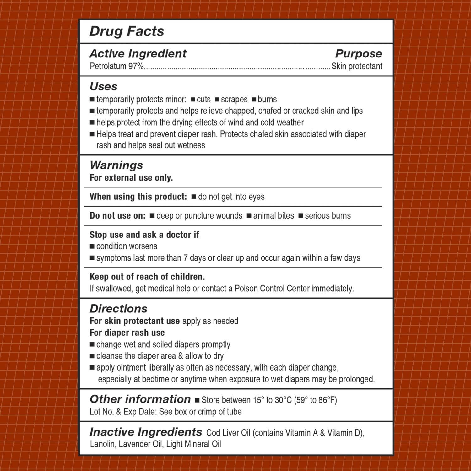 Ungüento Vitamina A&D CareAll 6 Tubos 113.4g para Dermatitis