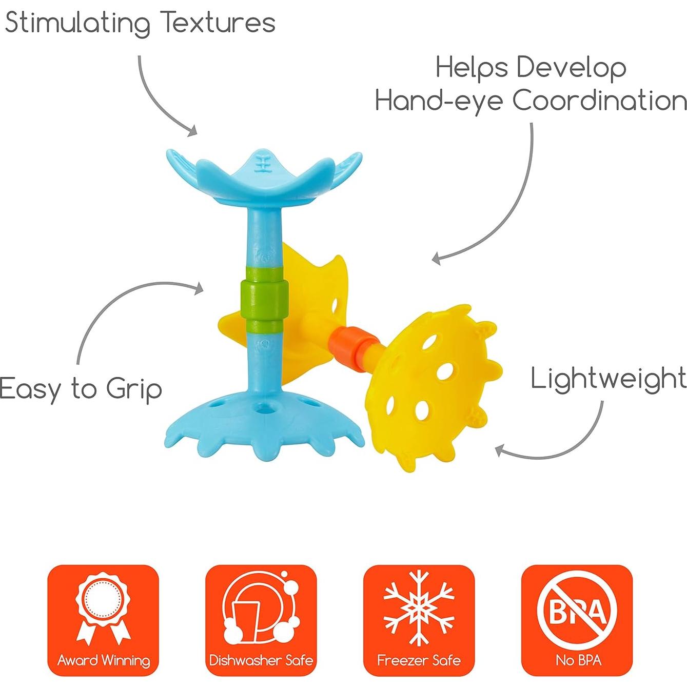 Juego de Mordedores Masajistas Innobaby TE-STAR - Estrella TPE