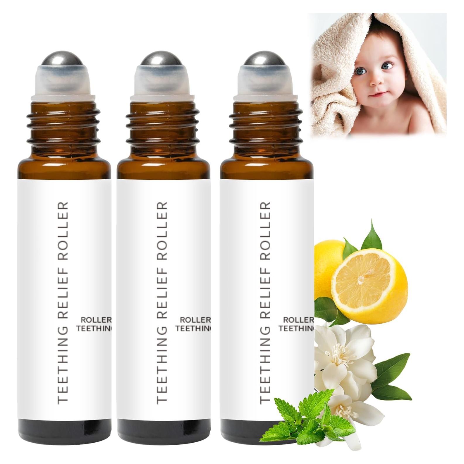 Rodillo de Dentición Natural 3PCS BIJIELAODIAO Alivio Bebés