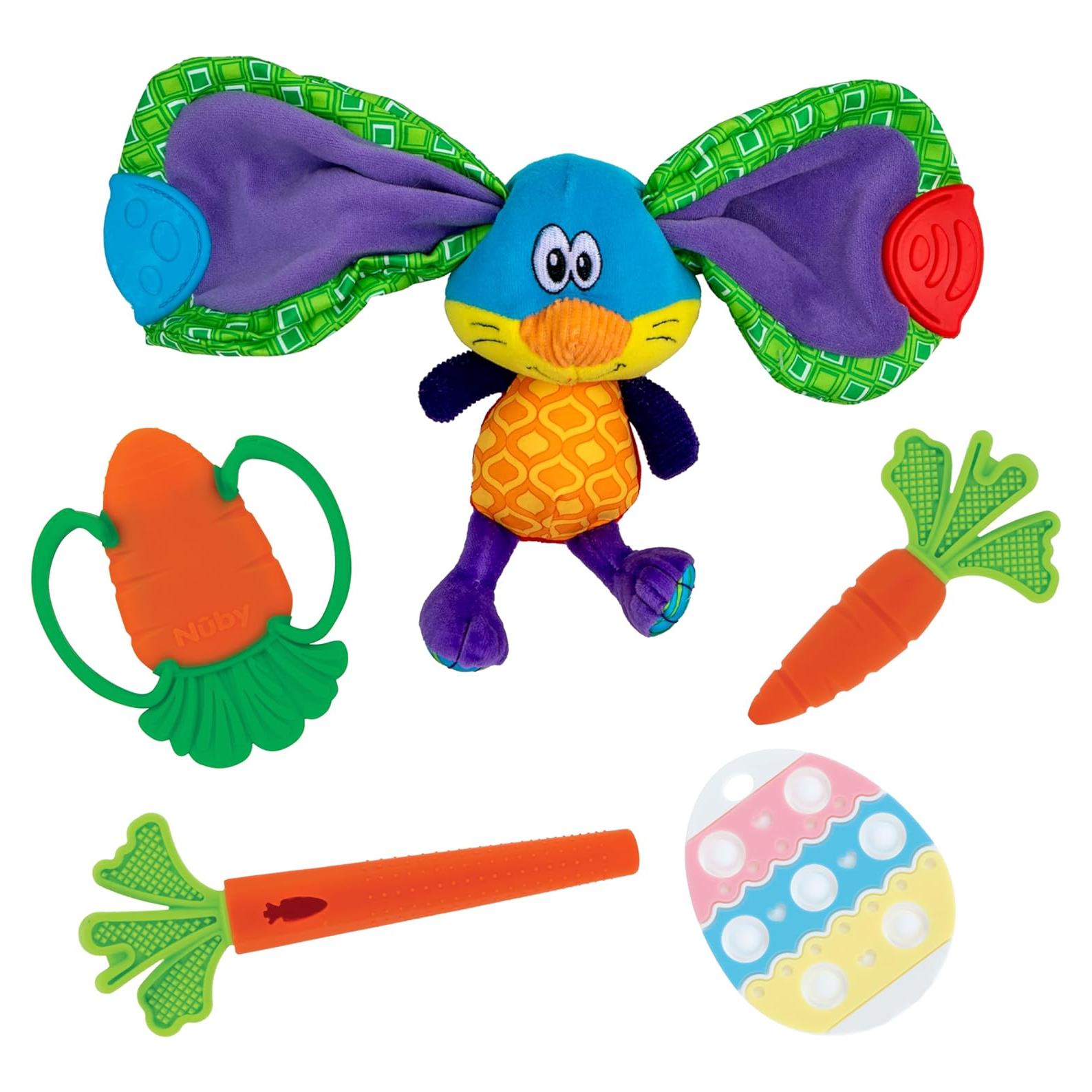 Paquete de Regalo de Pascua Nuby Baby Play - Mordedores y Juguete