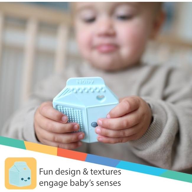 Mordedor de Silicona Nuby Cartón de Leche 3+ Meses