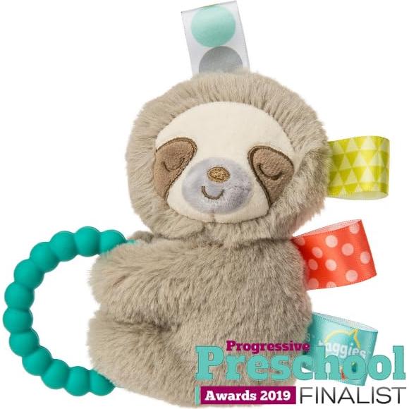 Sonajero de Peluche Taggies Perezoso de Melaza 12.7 cm