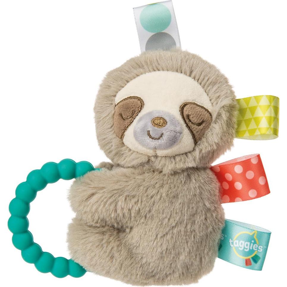 Sonajero de Peluche Taggies Perezoso de Melaza 12.7 cm