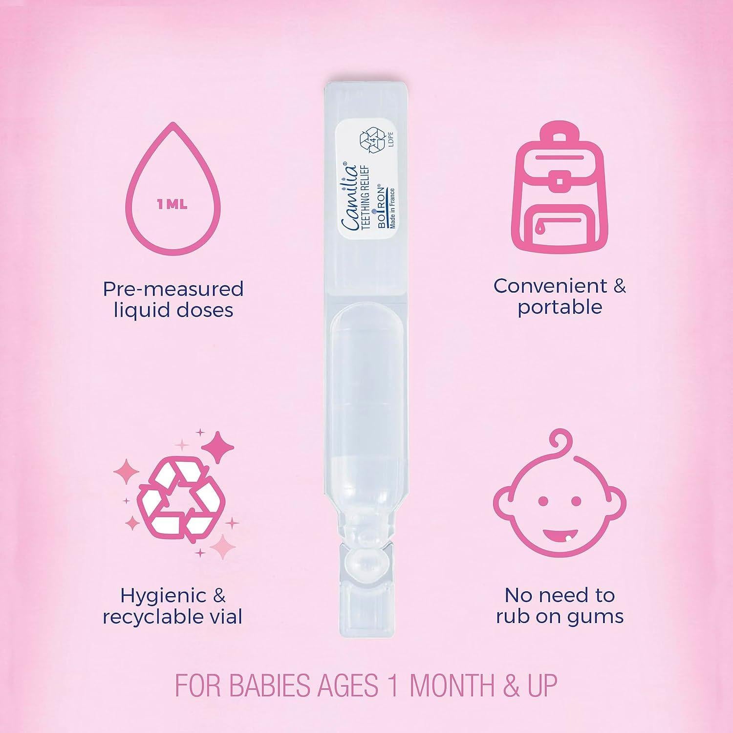 Boiron Camilia Gotas Dentición 15 Dosis Alivio Bebés