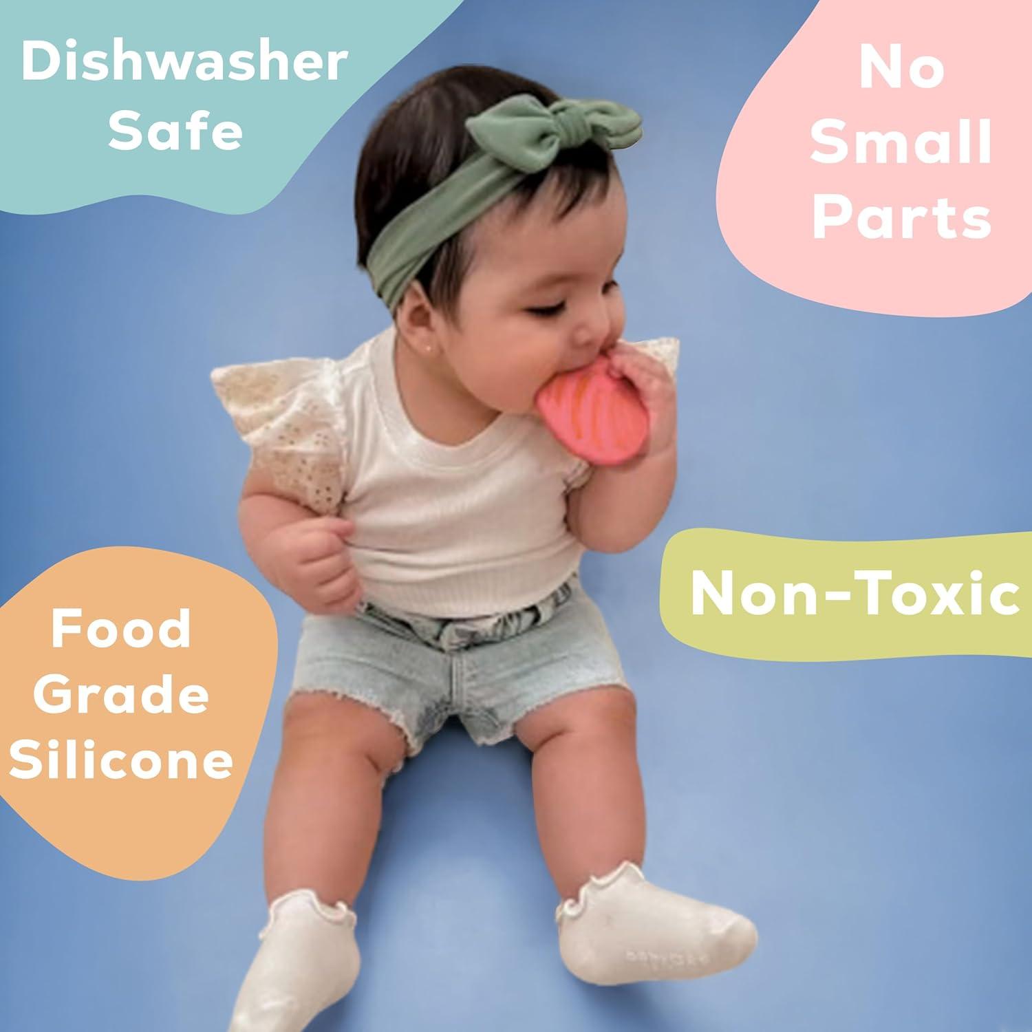 Chupete de Silicona para Bebés Concha - Alivio Dentición 3+ Meses