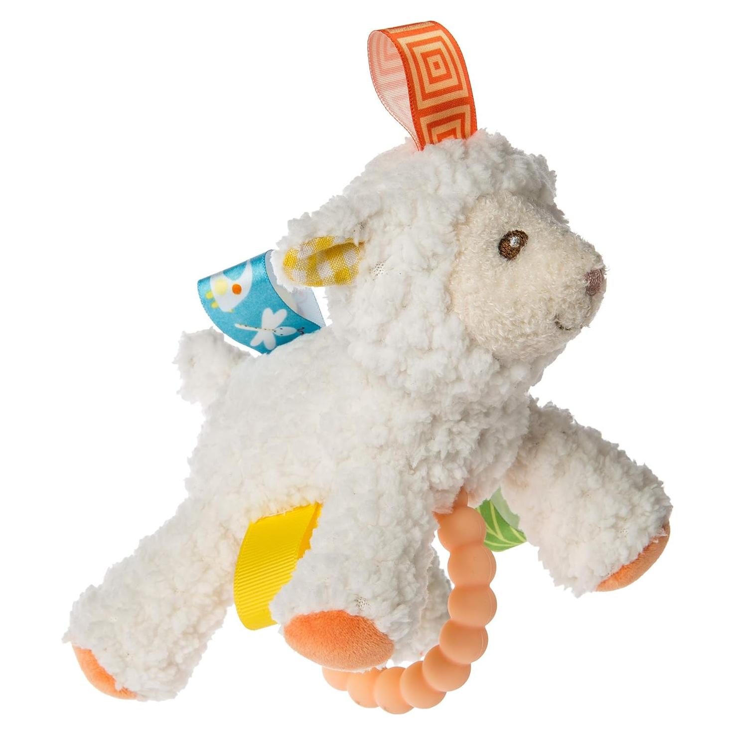 Sonajero de Goma de Morder Taggies Cordero Sherbet 12.7 cm