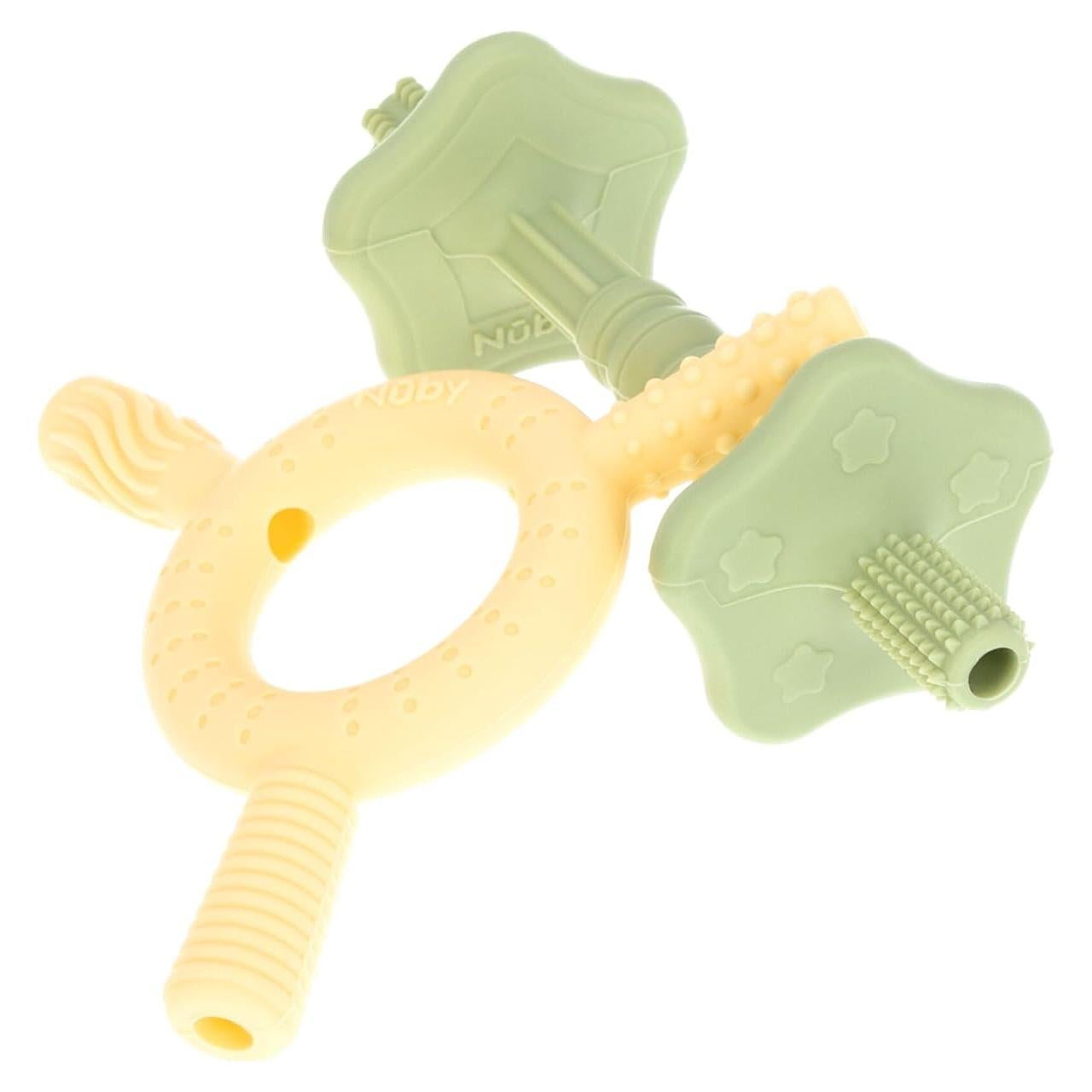 Mordedor de Dentición Nuby Silicona 100% Suave 2 Piezas