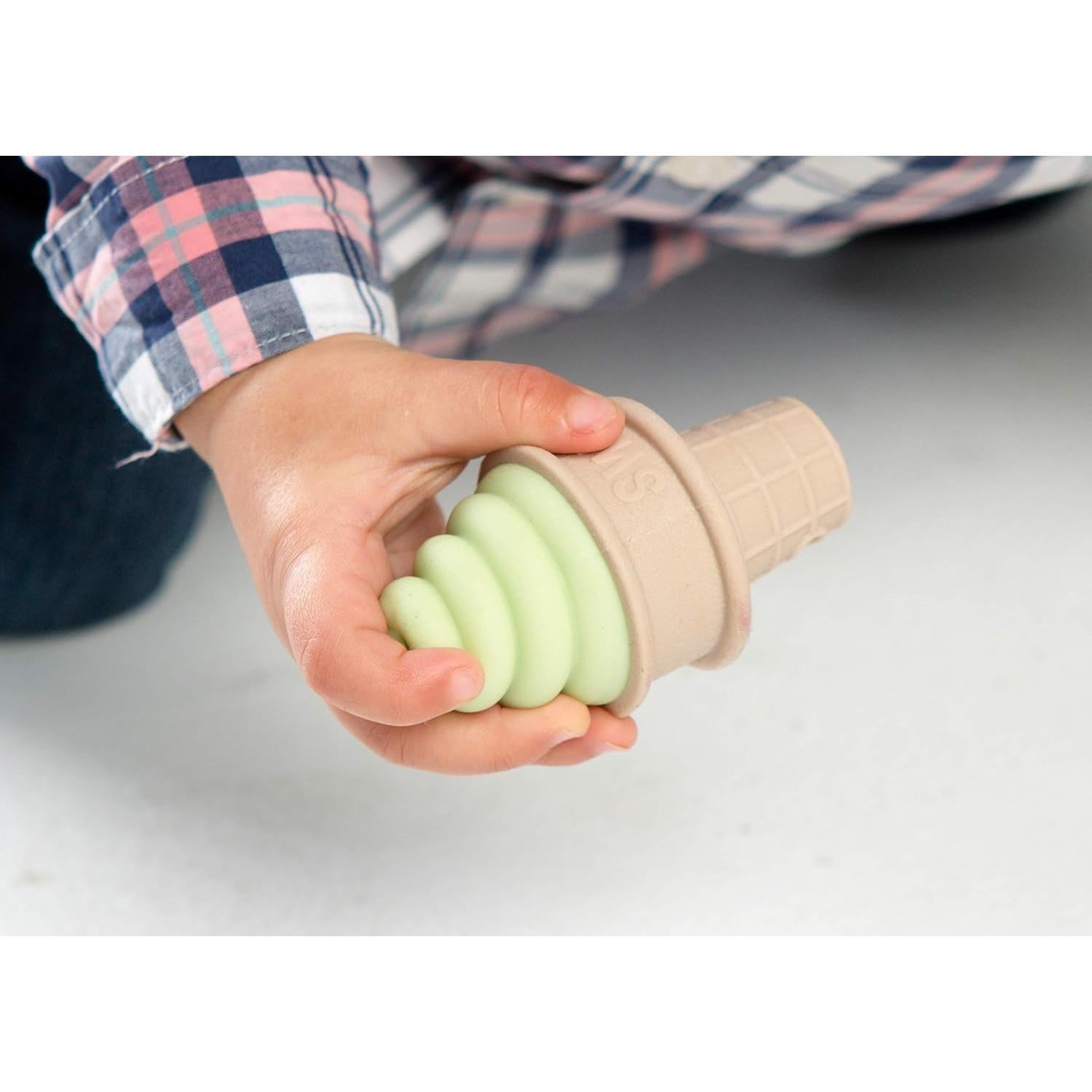 Chupete SweeTooth en Forma de Cono de Helado - Verde