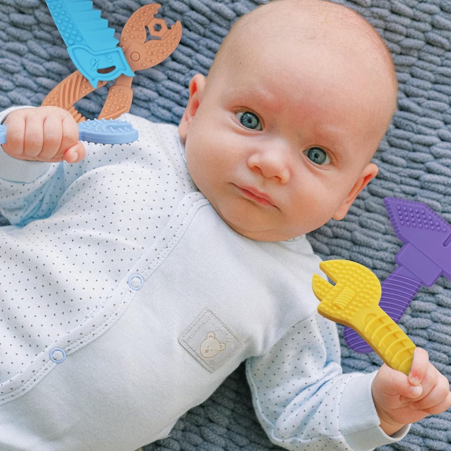 5 Juguetes de Dentición para Bebés Silicona LK003 Libre BPA