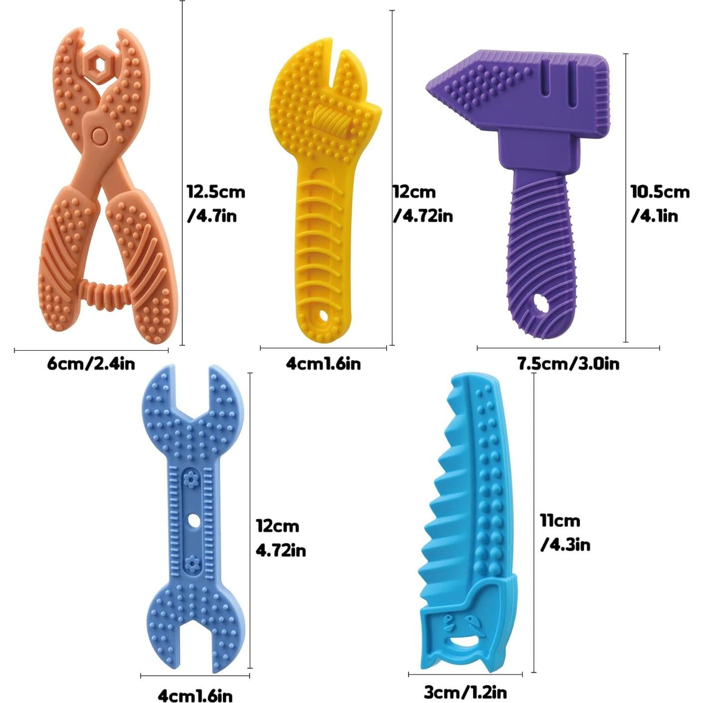 5 Juguetes de Dentición para Bebés Silicona LK003 Libre BPA