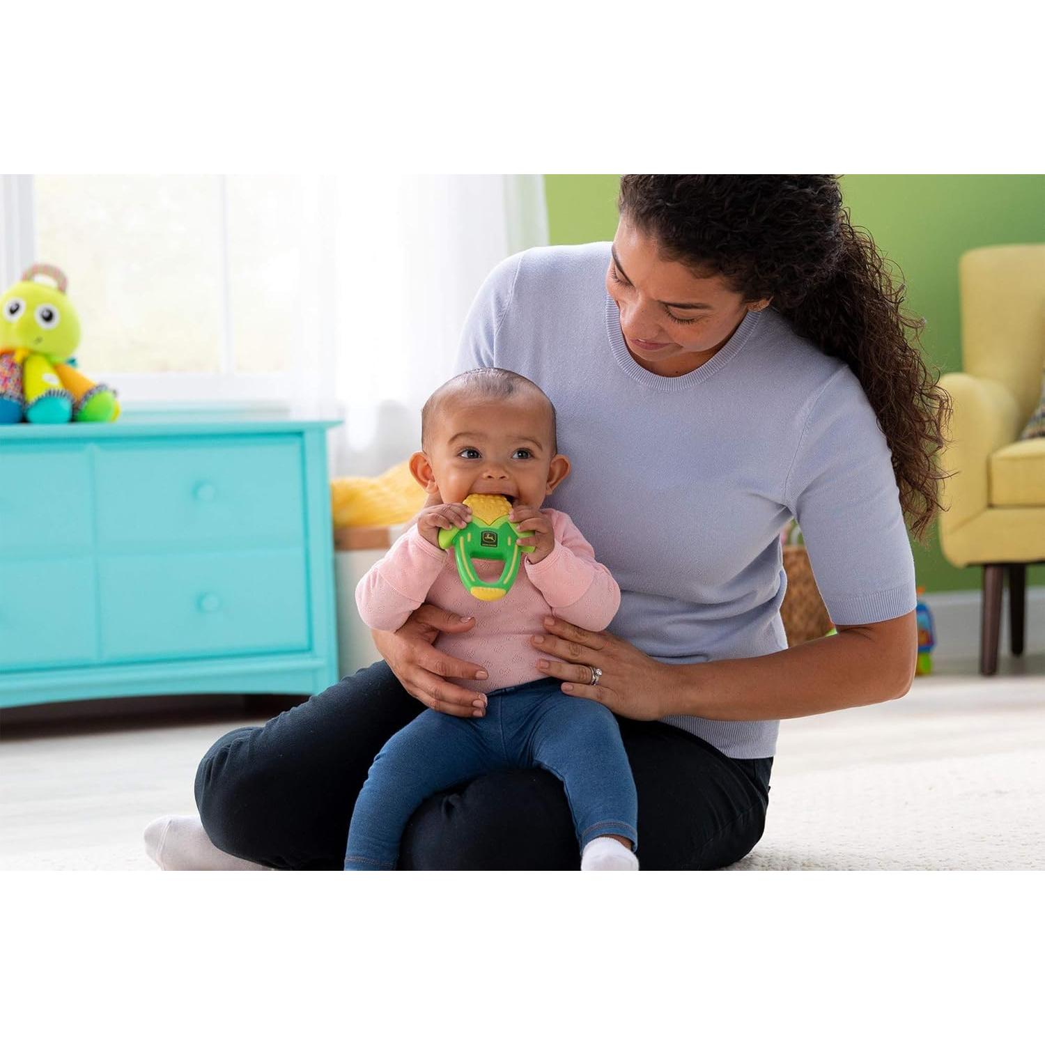 Mordedor Masajeador John Deere Maíz para Bebés 6+ Meses