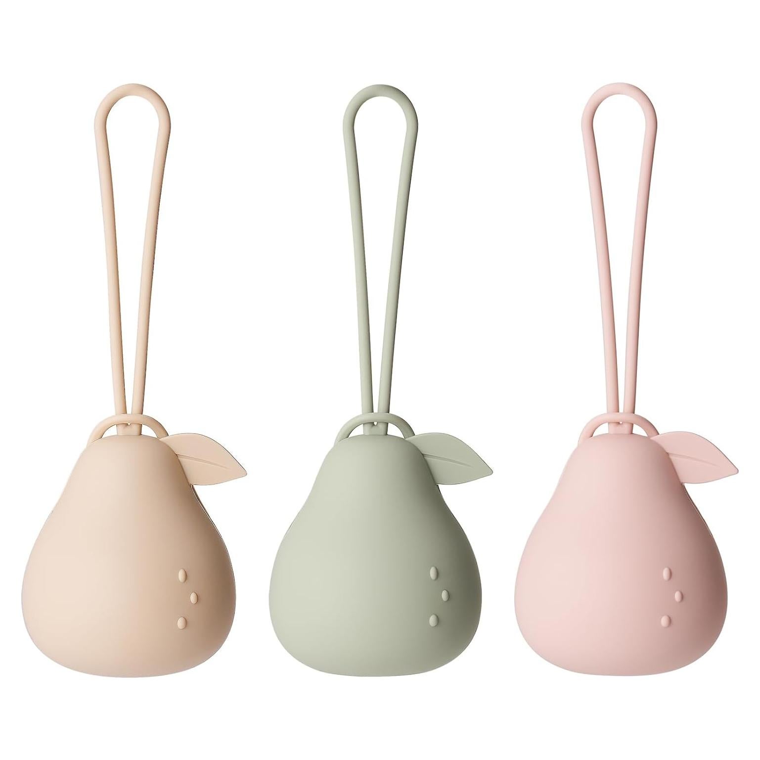 Estuche de Silicona para Chupetes Andy Bear - Set de 3 Colores