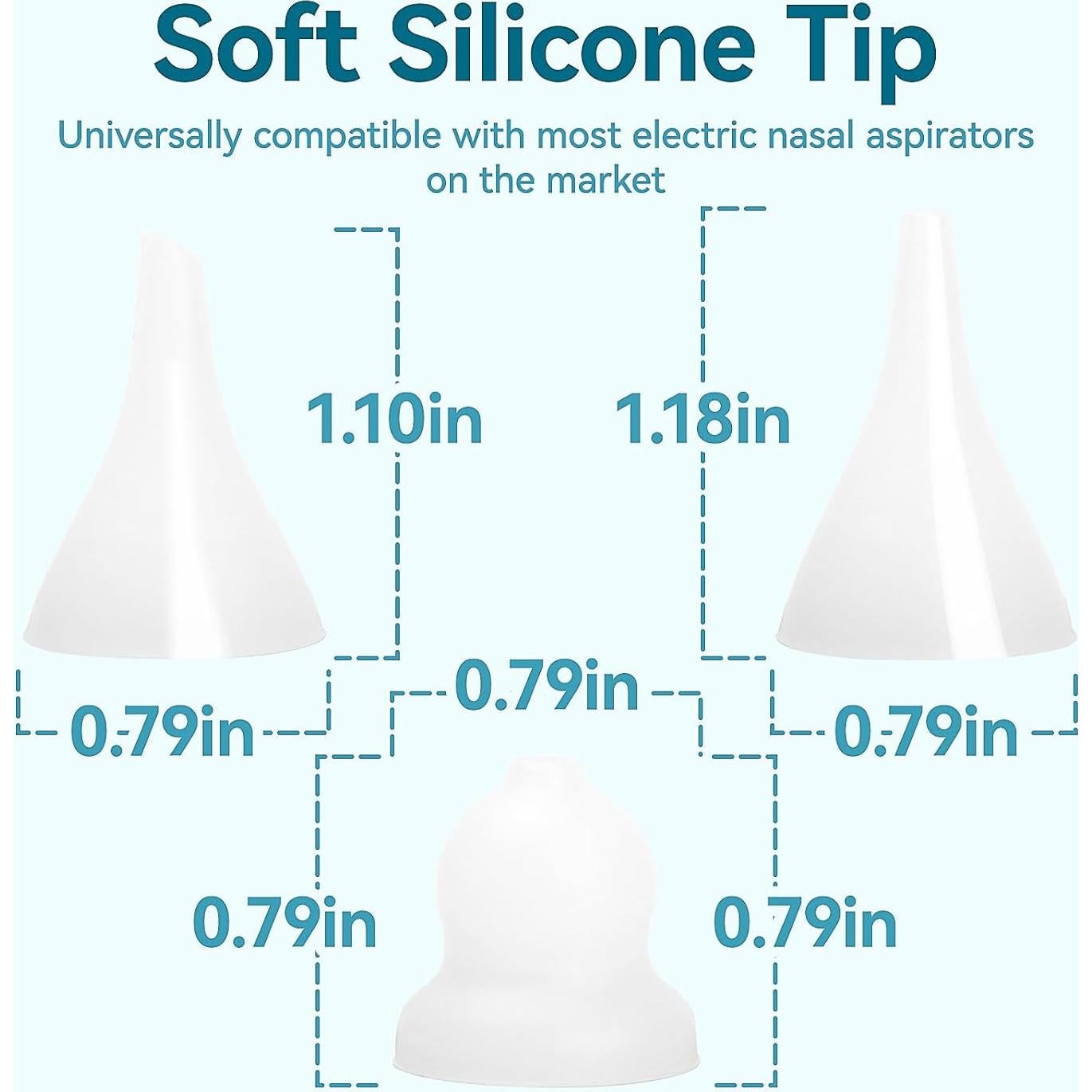 Consejos de Reemplazo para Aspirador Nasal Foily - 6 Piezas