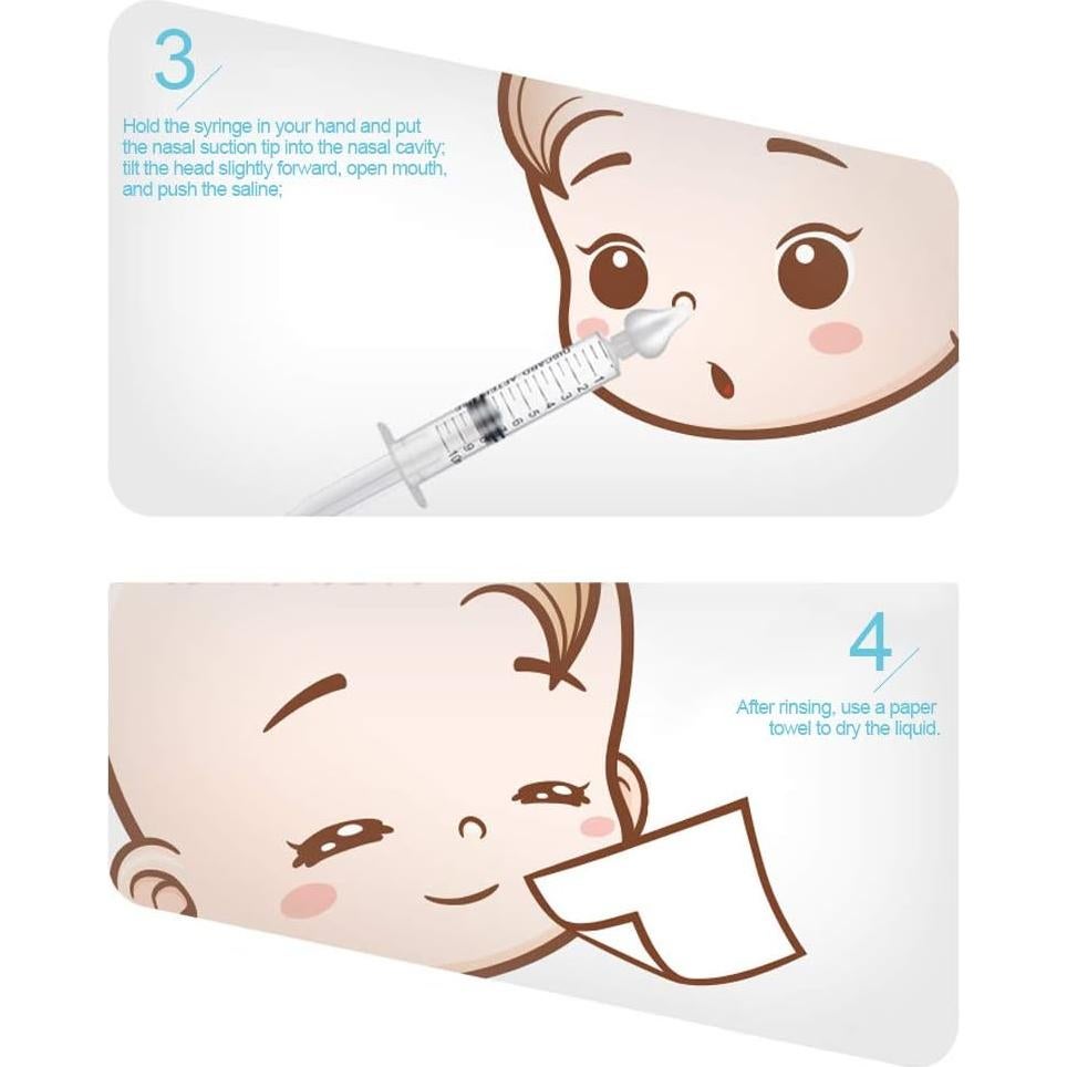 Irrigador Nasal Profesional GEGONG para Bebés 4 Piezas