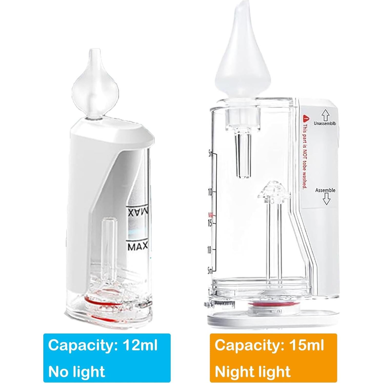 Aspirador Nasal Eléctrico Saicheek BC-026 con Luz Nocturna