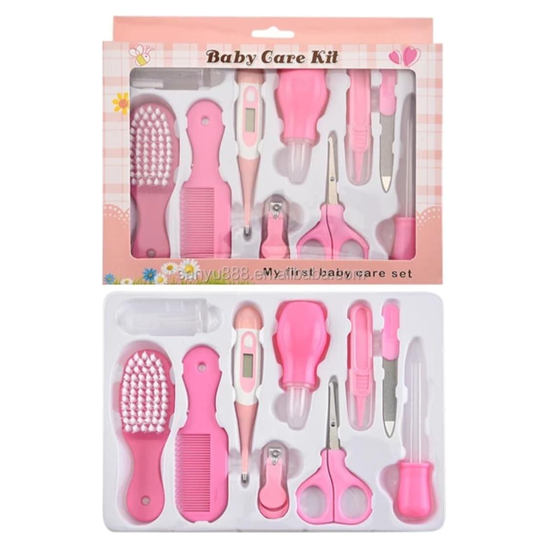 Kit de Cuidado para Bebés 10 Piezas DONGGUAN Rosa