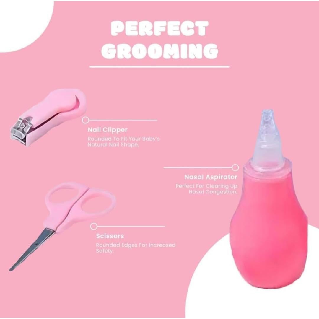 Kit de Cuidado para Bebés 10 Piezas DONGGUAN Rosa