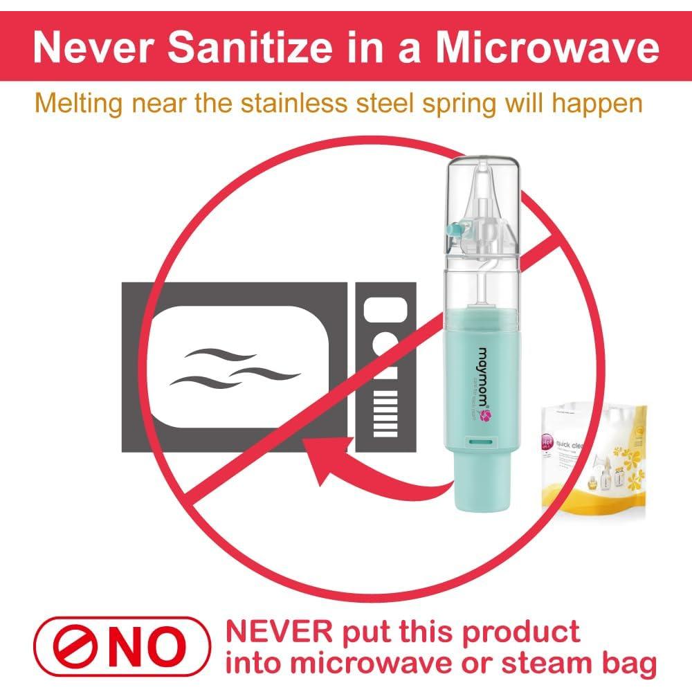 Aspirador Nasal Manual Maymom - Succionador Bebé 3 Niveles