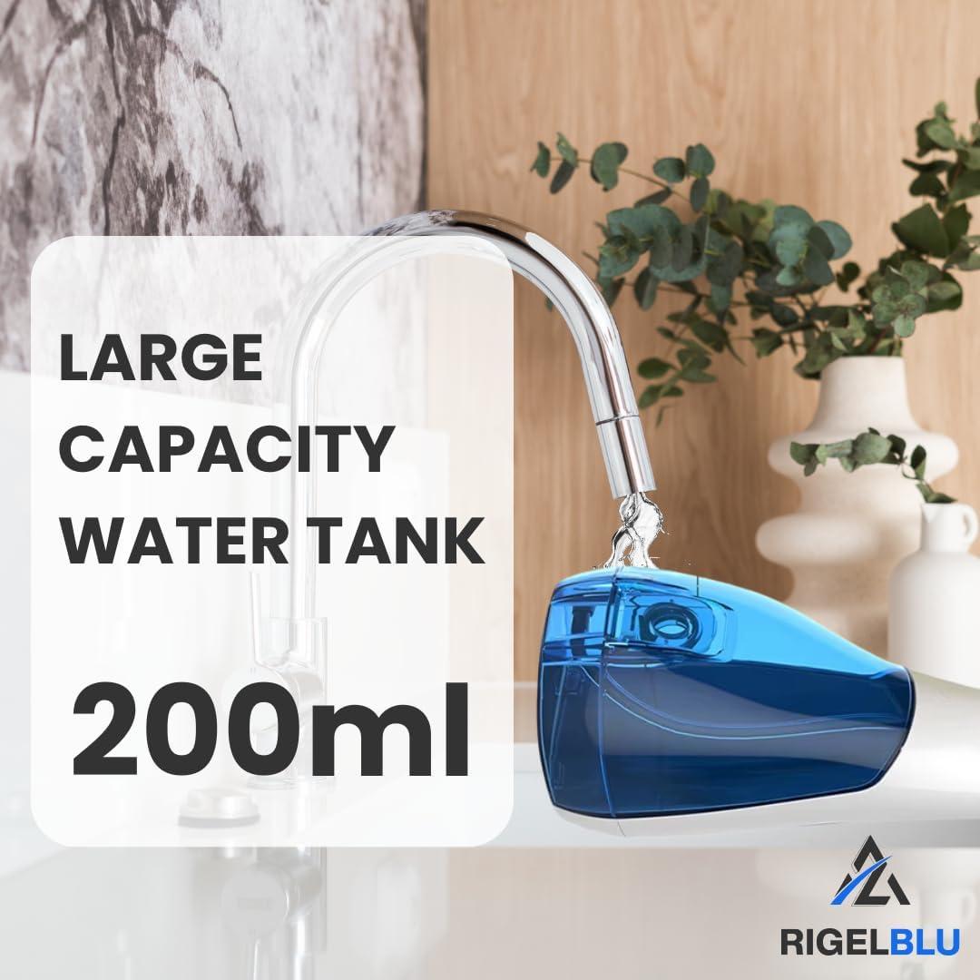 Irrigador Nasal Inalámbrico RIGELBLU con 3 Modos y 6 Puntas