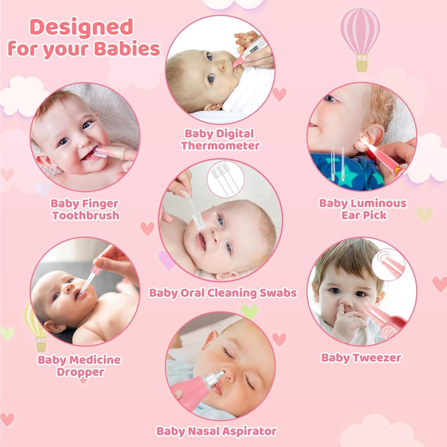 Kit de Cuidado para Bebés 19 en 1 AOZBZ Rosa