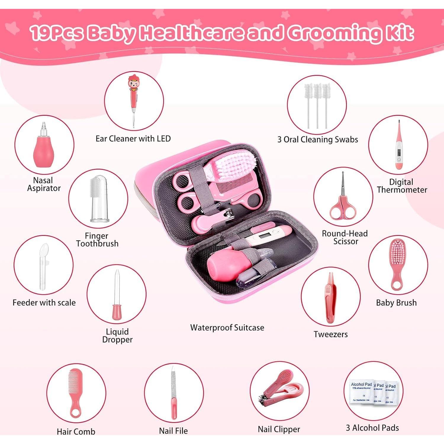 Kit de Cuidado para Bebés 19 en 1 AOZBZ Rosa