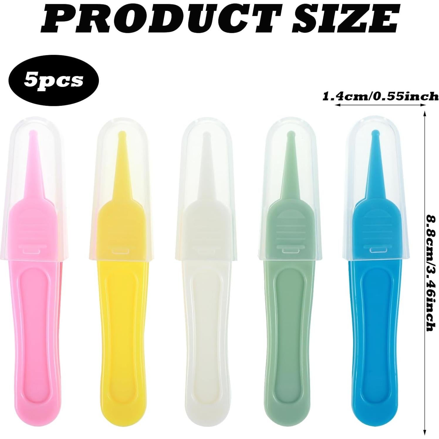 5 Pinzas de Limpieza de Nariz para Bebés Larrel - ABS, 8.8cm