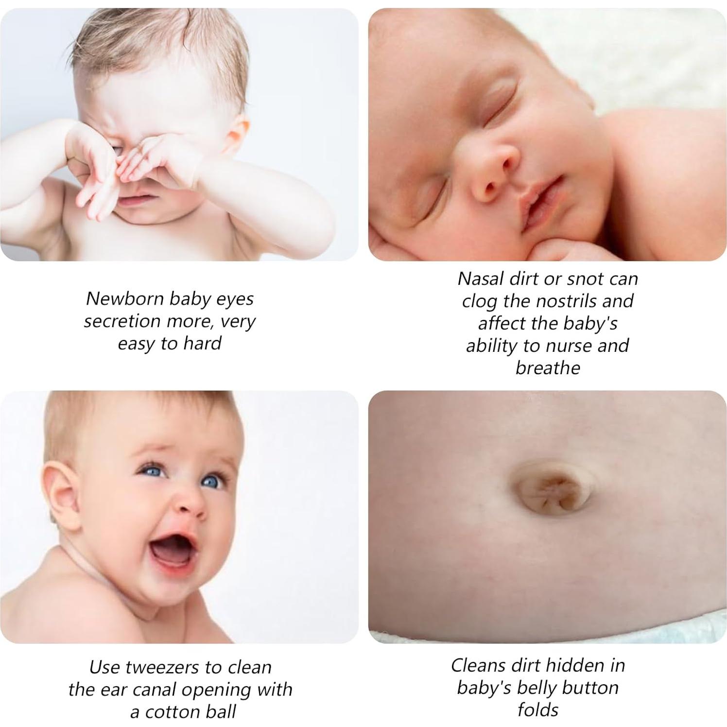 5 Pinzas de Limpieza de Nariz para Bebés Larrel - ABS, 8.8cm