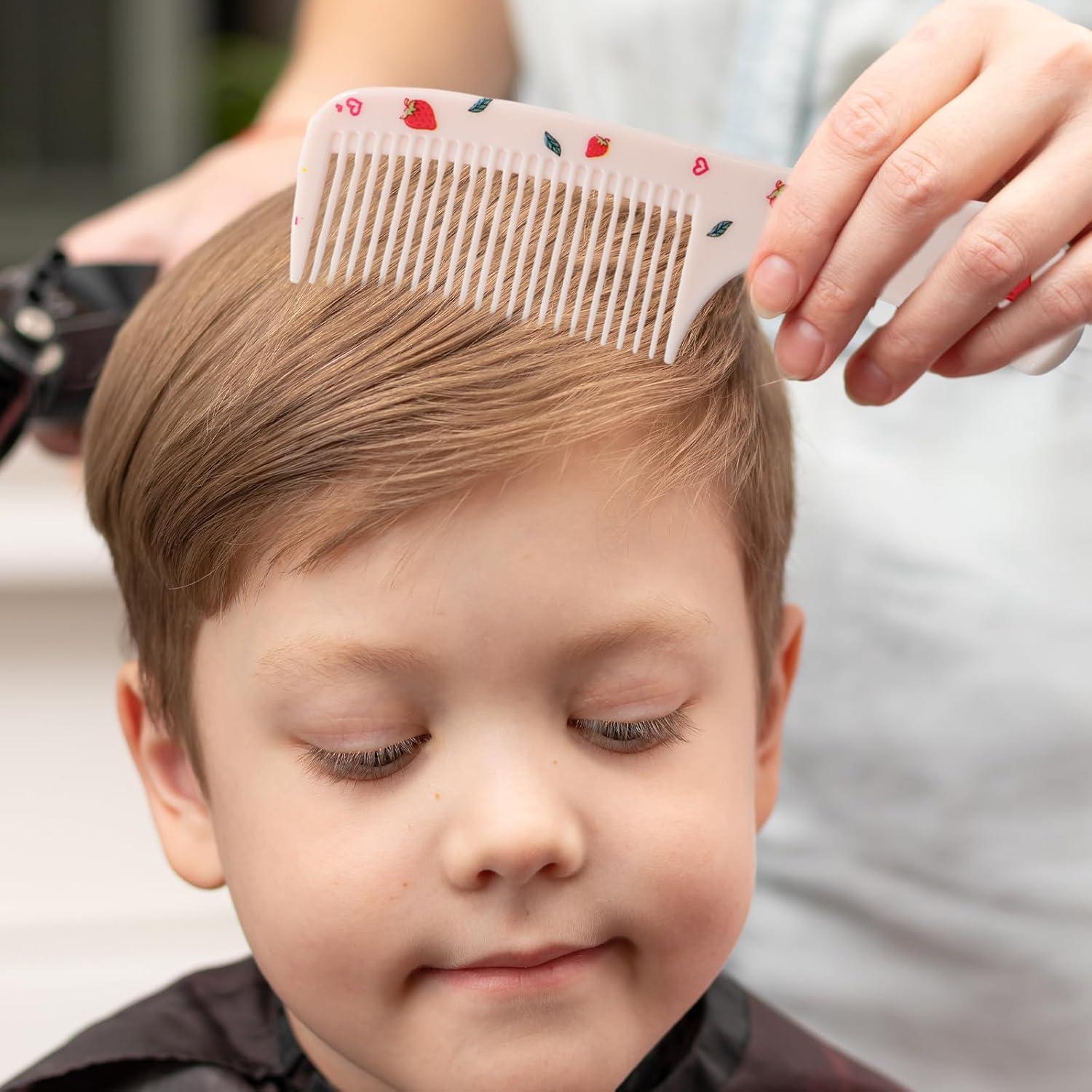 Set de 6 Peines para Niños PKRFCJ - Antiestáticos y Coloridos