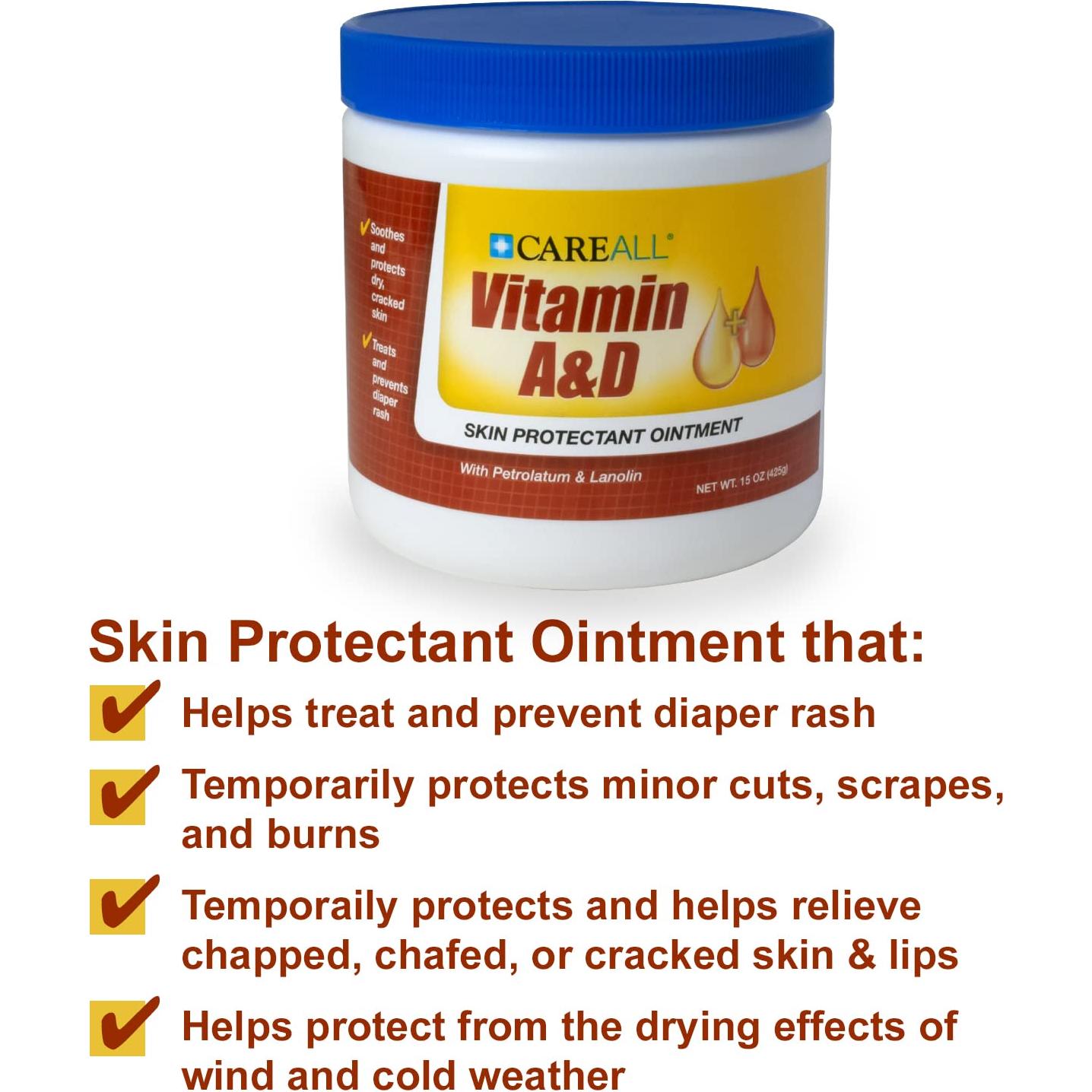 Ungüento de Vitamina A&D CareAll 425 g - Protección Piel Irritada