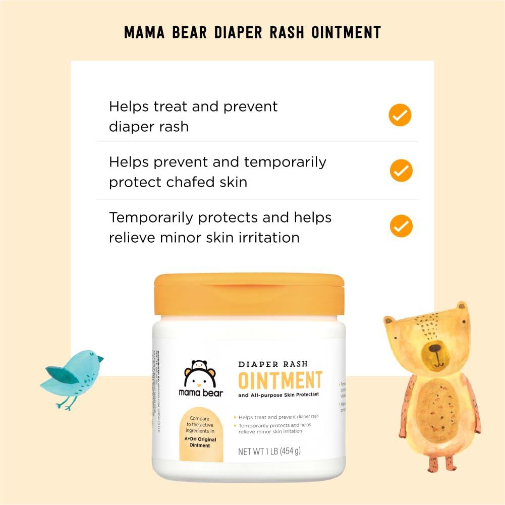 Ungüento para Erupciones de Pañal Mama Bear 454g - Amazon