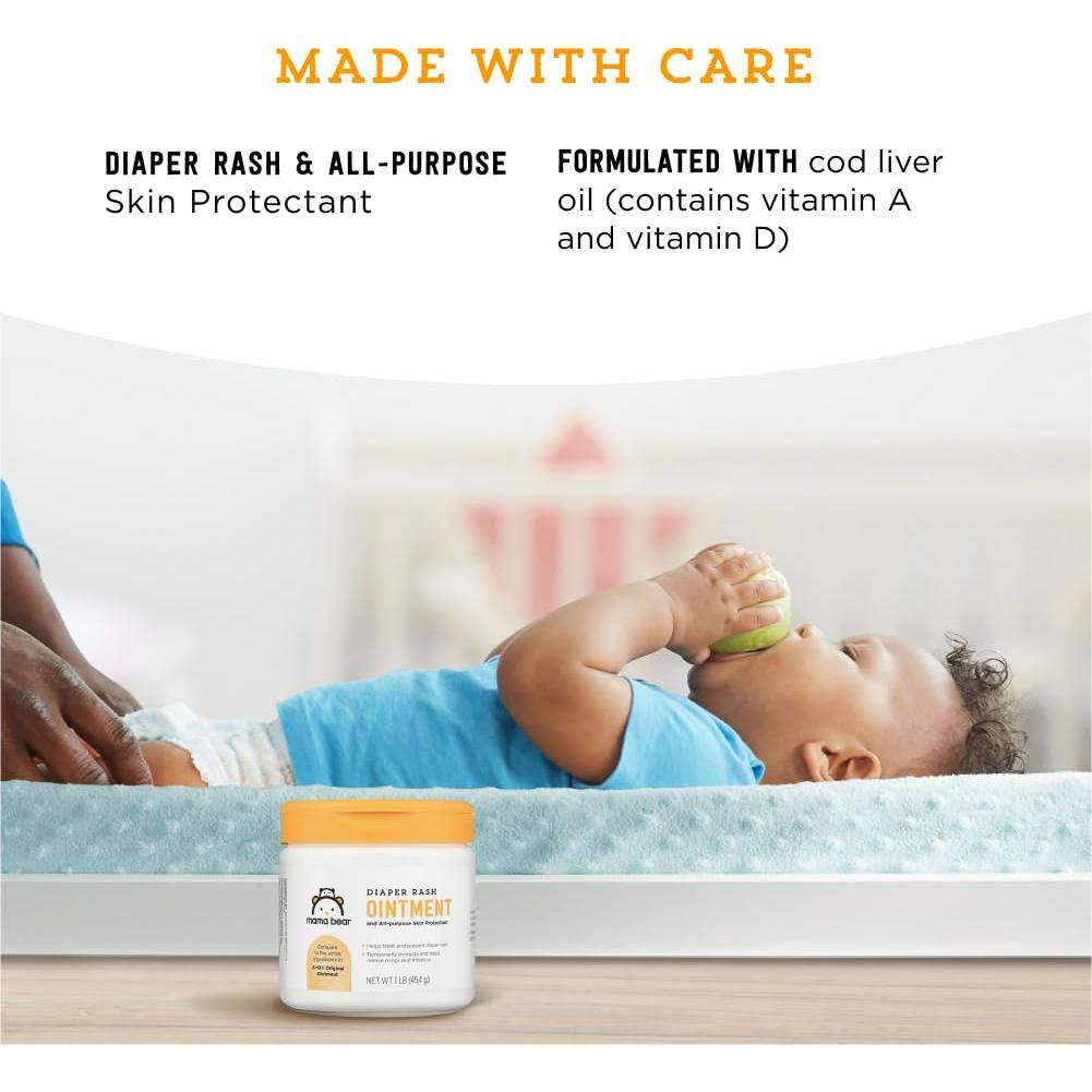 Ungüento para Erupciones de Pañal Mama Bear 454g - Amazon