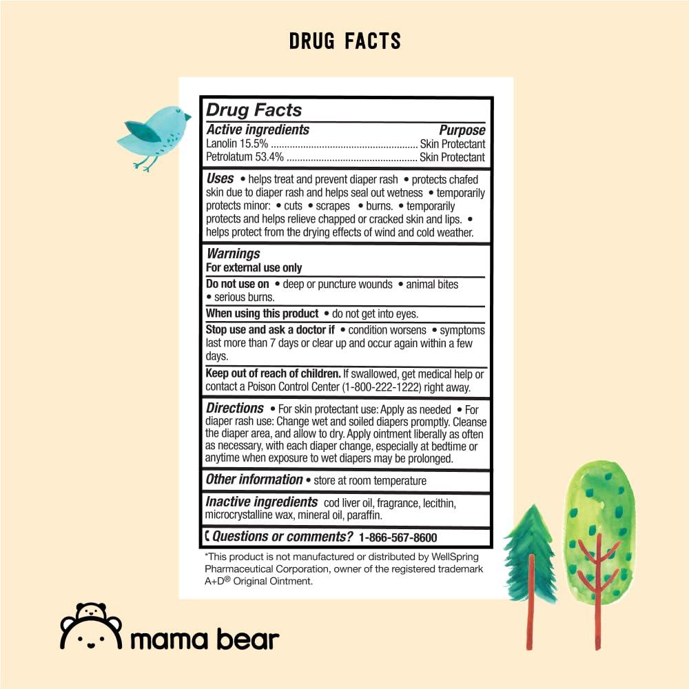 Ungüento para Erupciones de Pañal Mama Bear 454g - Amazon