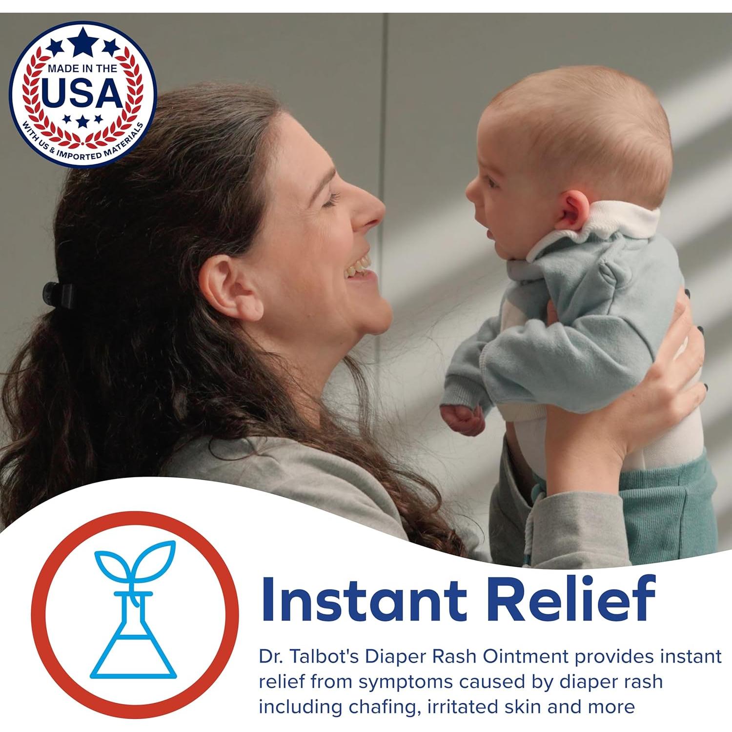 Ungüento para erupciones de pañal Dr. Talbot 28 g - Óxido de zinc