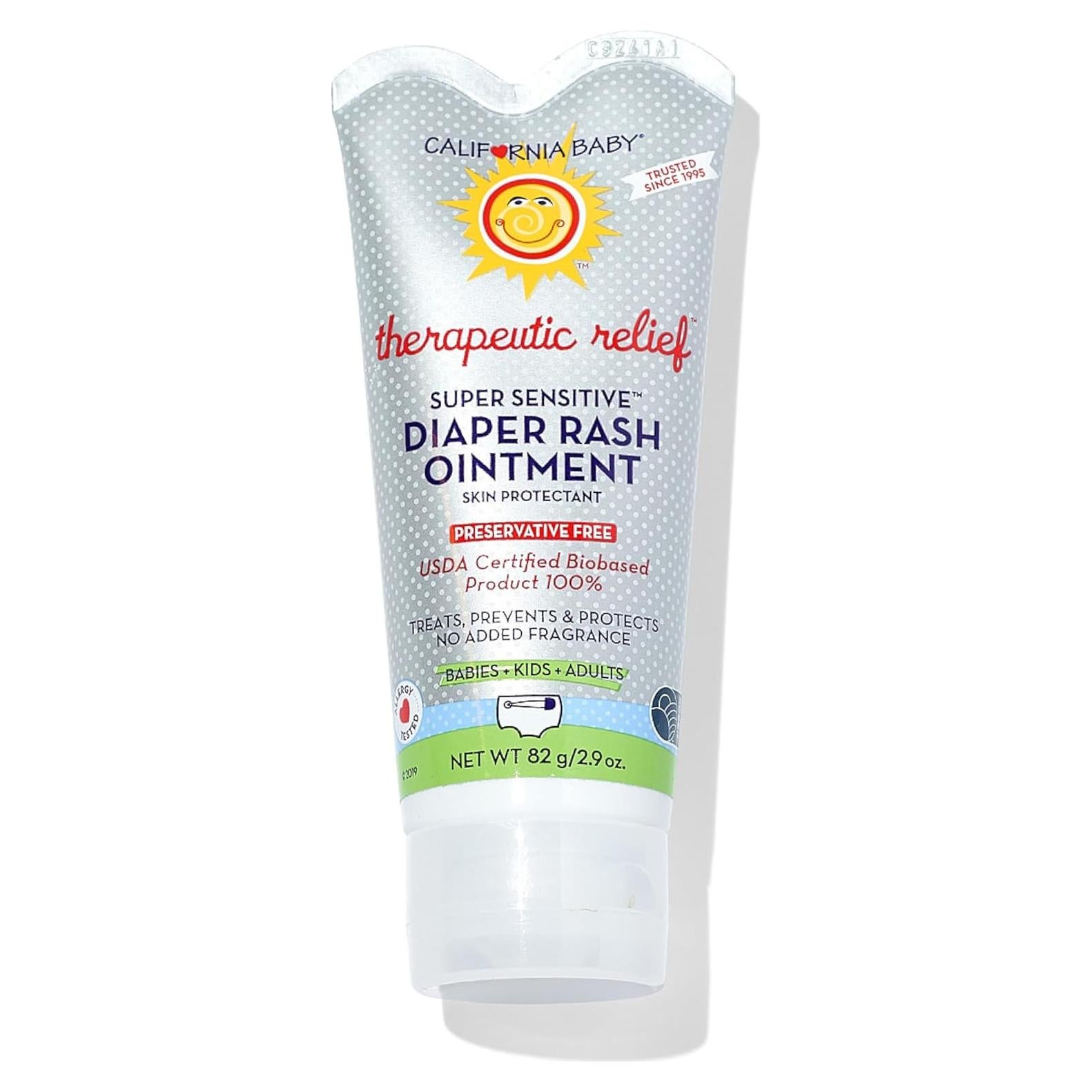 Crema para Erupciones de Pañal California Baby 82 g Sin Fragancia