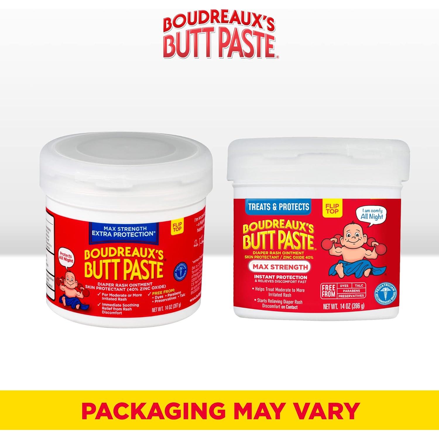 Pasta para el Trasero Boudreaux Máxima Fuerza 396.9 g