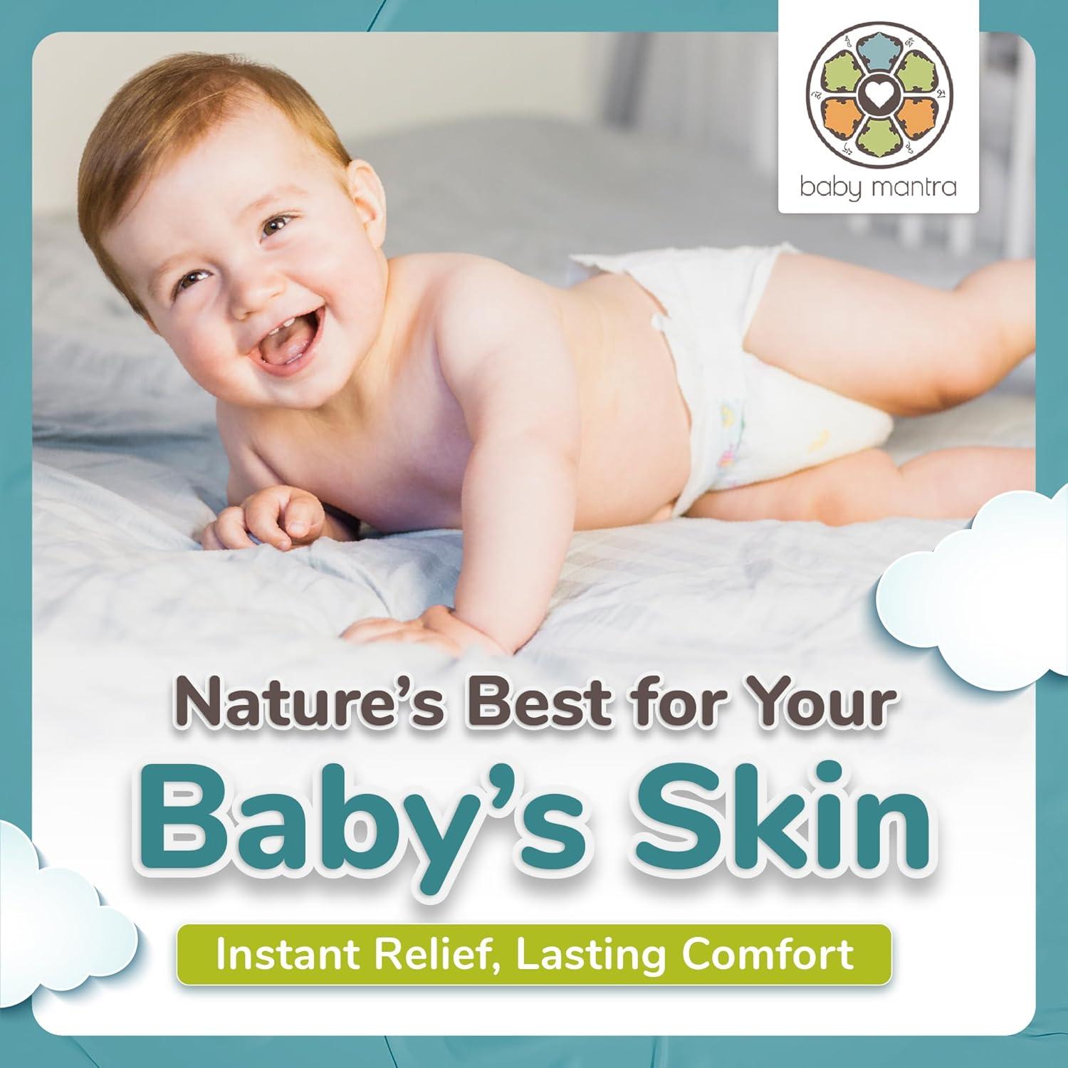 Crema para Erupciones de Pañal Baby Mantra 96g - Natural y Hipoalergénica