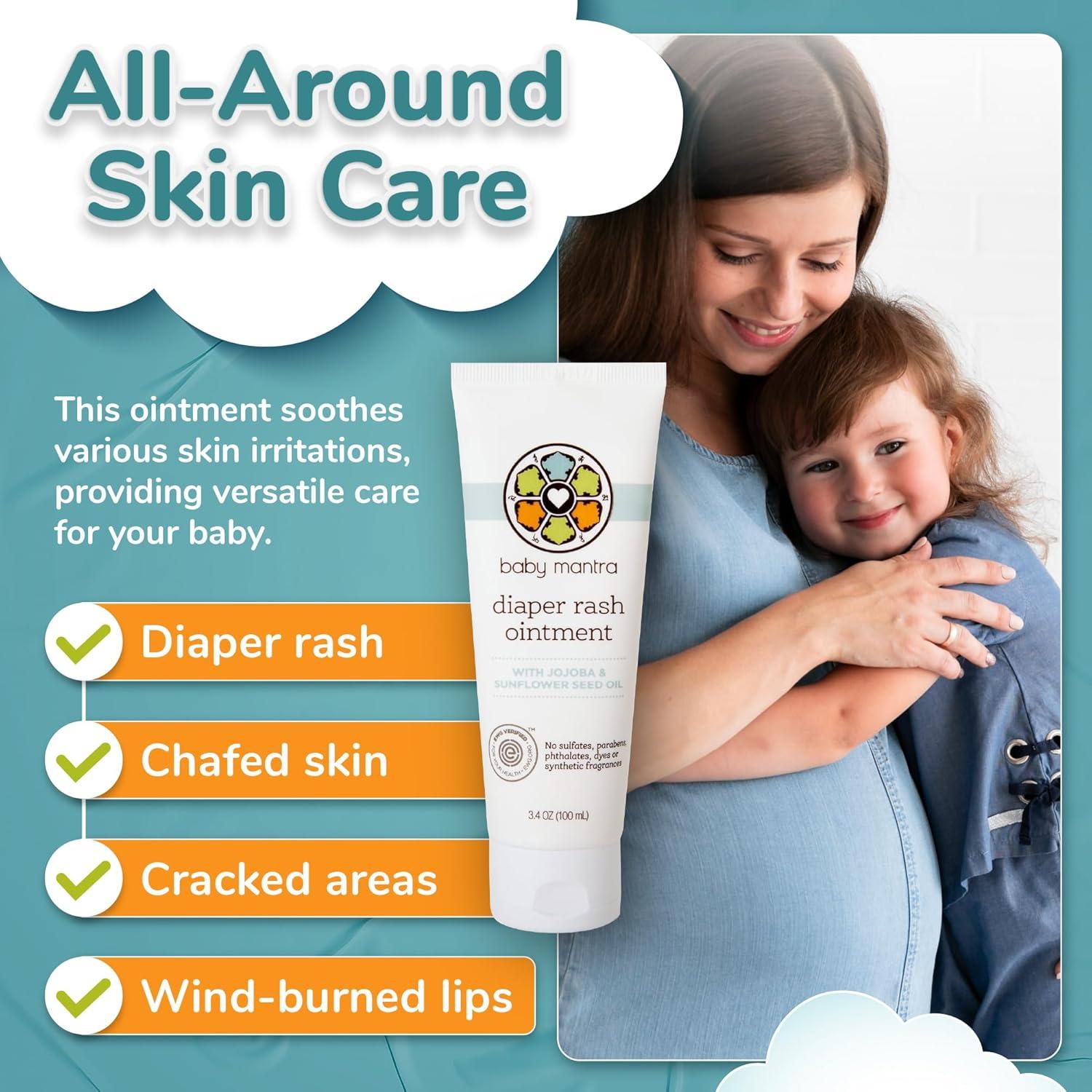 Crema para Erupciones de Pañal Baby Mantra 96g - Natural y Hipoalergénica