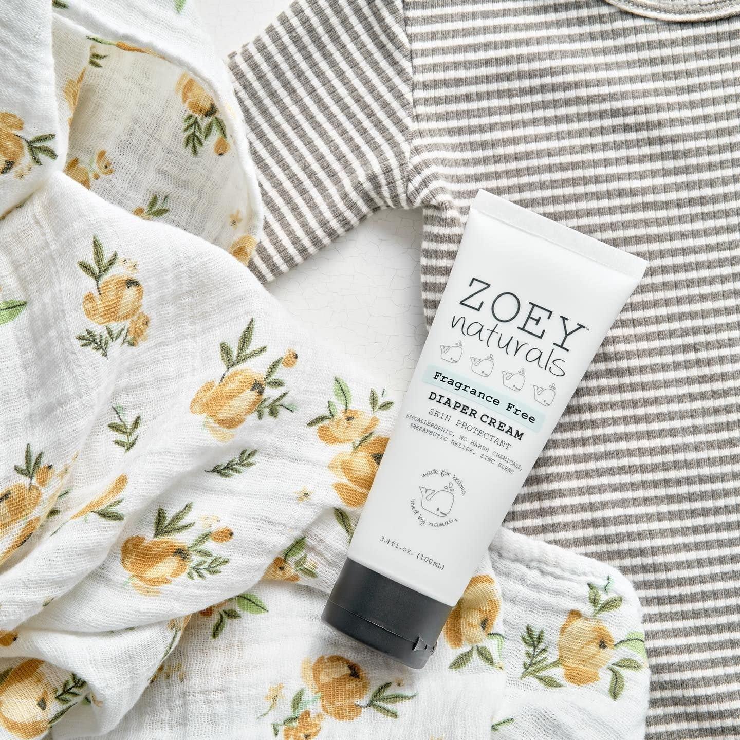 Crema para Pañales Zoey Naturals 96 g - Sin Fragancia - Alivio Erupciones