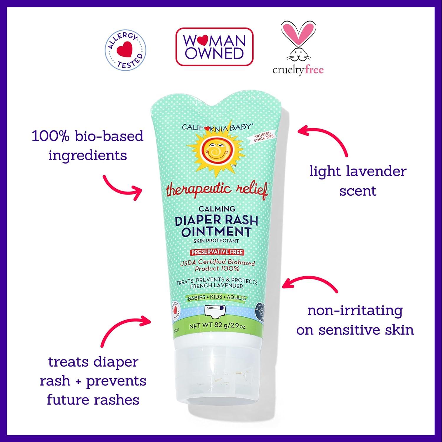 Crema para Dermatitis del Pañal California Baby 82 g - Aroma Lavanda