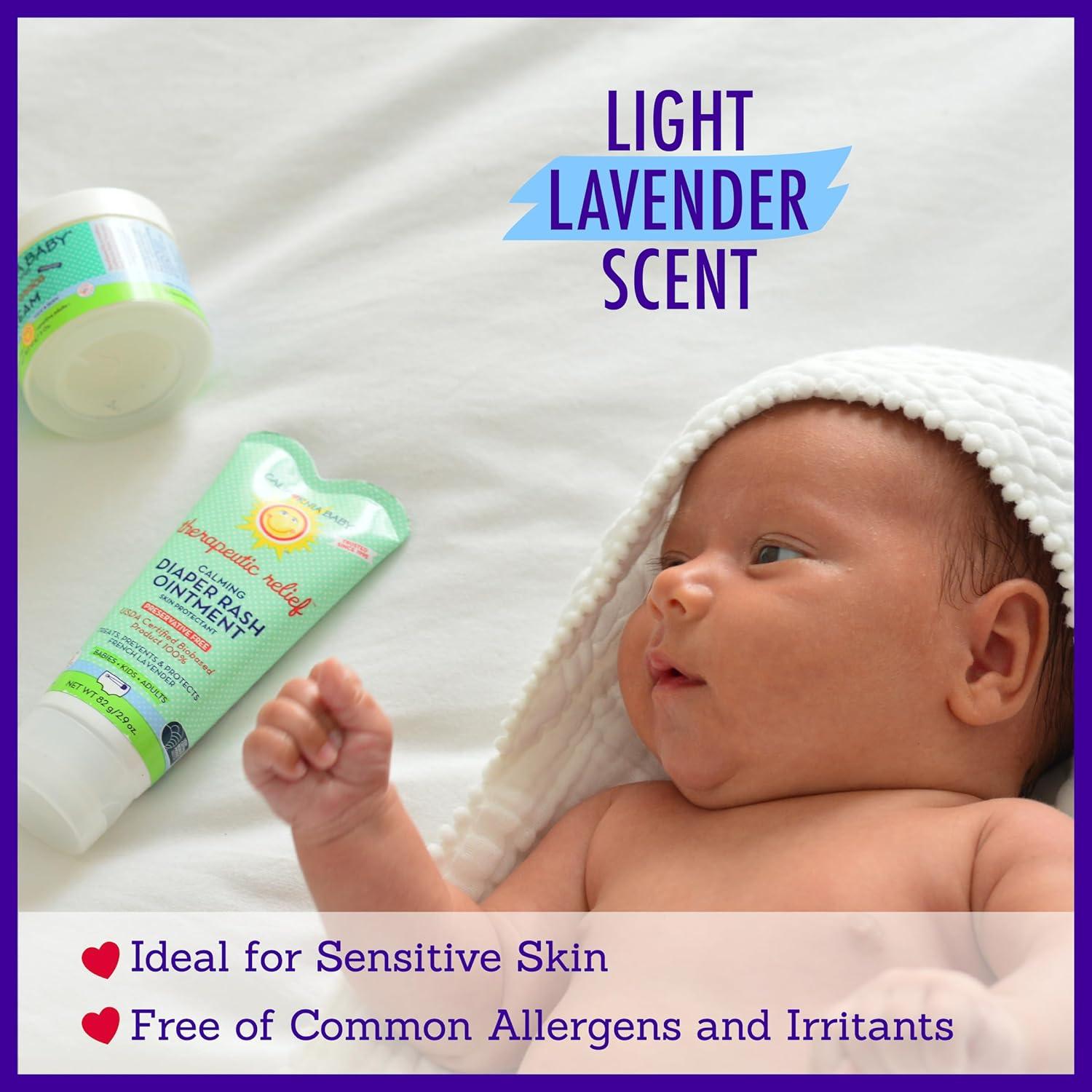 Crema para Dermatitis del Pañal California Baby 82 g - Aroma Lavanda