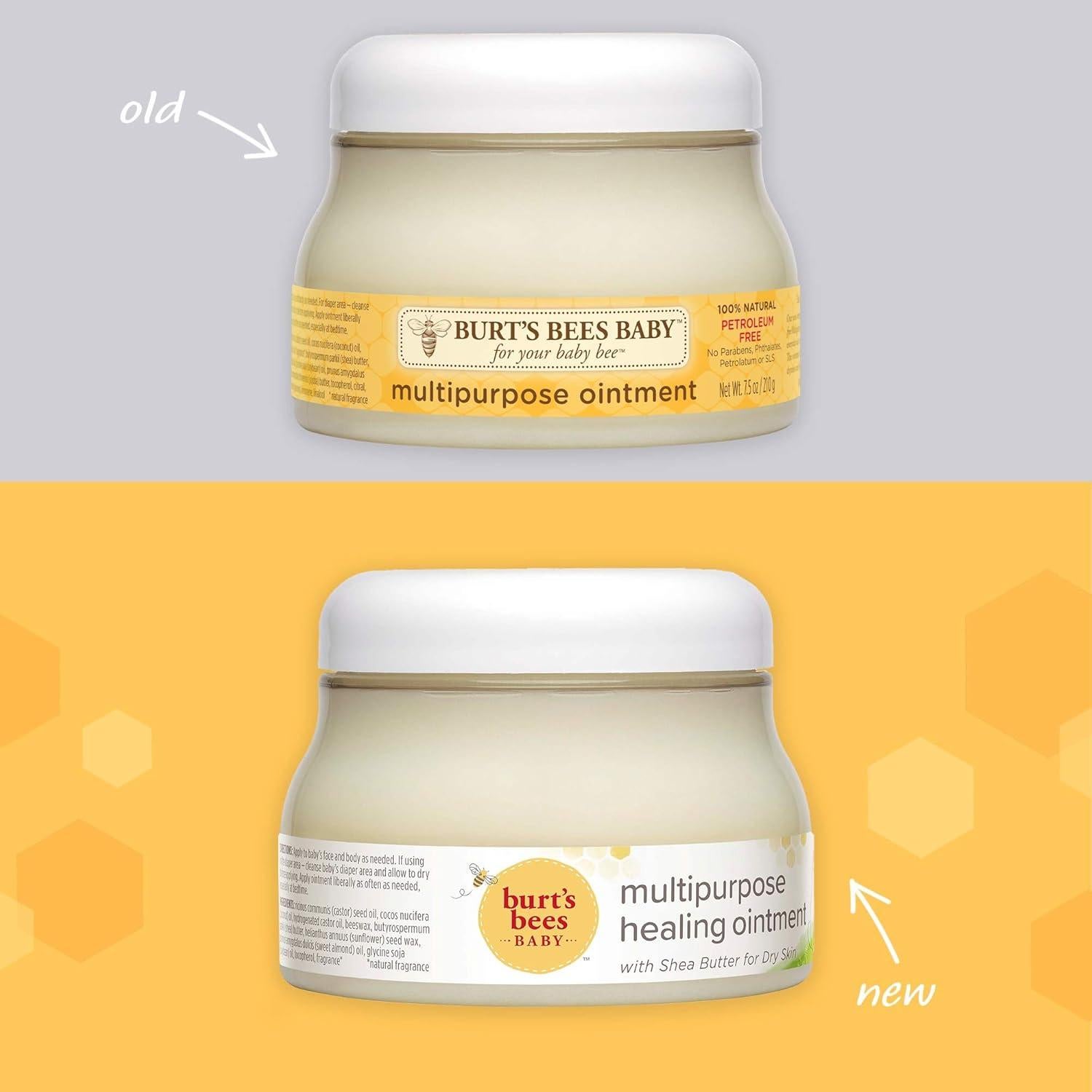 Pomada Curativa Multifuncional Burt's Bees Baby 200g x3
