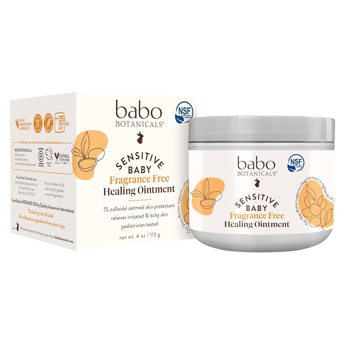Ungüento Curativo Babo Botanicals 99% Orgánico para Bebés 113g