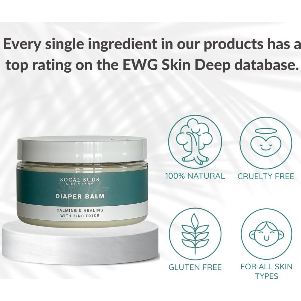 Bálsamo Natural SoCal Suds para Área del Pañal 113g